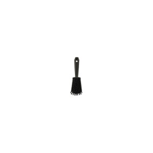 BROSSE DE LAVAGE AVEC MANCHE COURT, 270 MM, DUR, NOIR