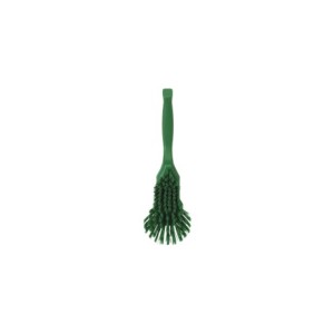 BROSSE À MAIN ERGONOMIQUE, 330 MM, DURE, VERTE