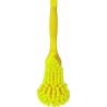 BROSSE À MAIN ERGONOMIQUE, 330 MM, SOUPLE/FENTE, JAUNE