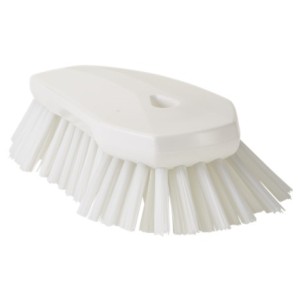 BROSSE À MAIN XL, 240 MM, TRÈS DUR, BLANC