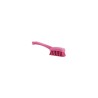 BROSSE DE LAVAGE AVEC MANCHE COURT, 270 MM, DURE, ROSE