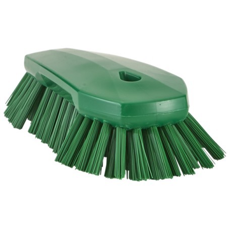 BROSSE À MAIN XL, 240 MM, TRÈS DURE, VERTE