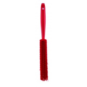 BROSSE À MAIN, 330 MM, DOUCE, ROUGE