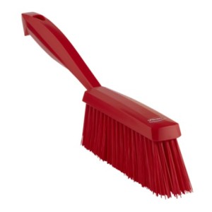 BROSSE À MAIN, 330 MM, MOYENNE, ROUGE