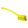 BROSSE À MAIN, MANCHE LONG, 415 MM, DUR, JAUNE