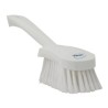 BROSSE DE LAVAGE AVEC MANCHE COURT, 270 MM, SOUPLE/FENTE, BLANC