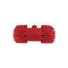 BROSSE DE LAVAGE AVEC RÉGLAGE DE L'ANGLE, ALIMENTÉE EN EAU, 240 MM, SOUPLE/SPLIT, ROUGE