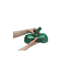 BROSSE DE LAVAGE AVEC RÉGLAGE DE L'ANGLE, ALIMENTÉE EN EAU, 240 MM, SOUPLE/SPLIT, ROUGE