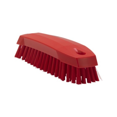 BROSSE À MAIN M, 165 MM, MOYENNE, ROUGE