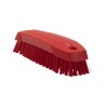 BROSSE À MAIN M, 165 MM, MOYENNE, ROUGE