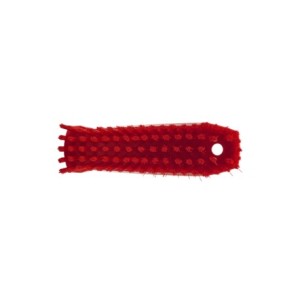 BROSSE À MAIN S / BROSSE À ONGLES, 130 MM, DURE, ROUGE