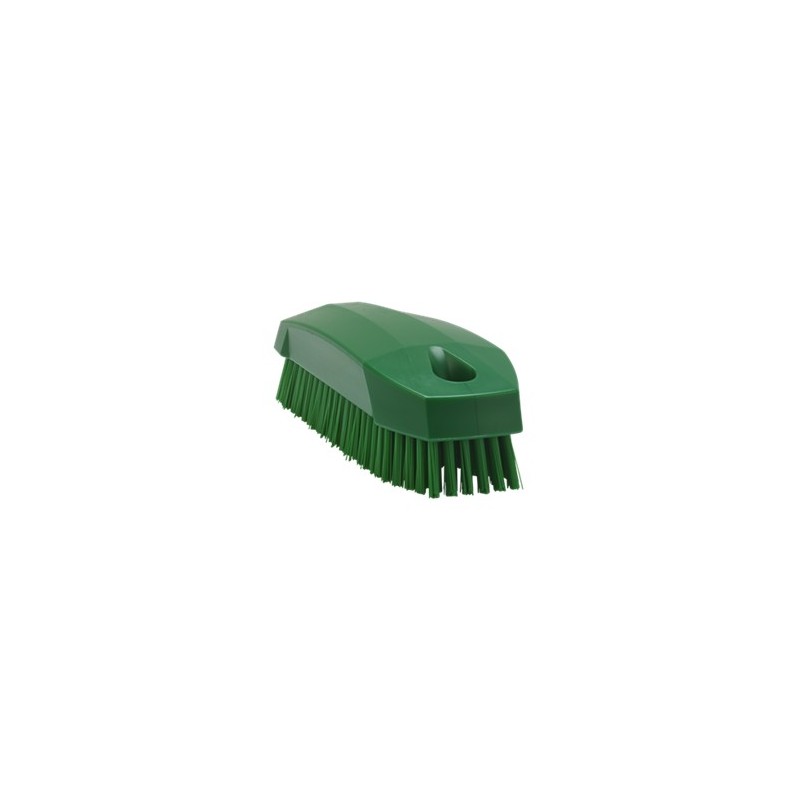 BROSSE À MAIN S / BROSSE À ONGLES, 130 MM, DURE, VERTE