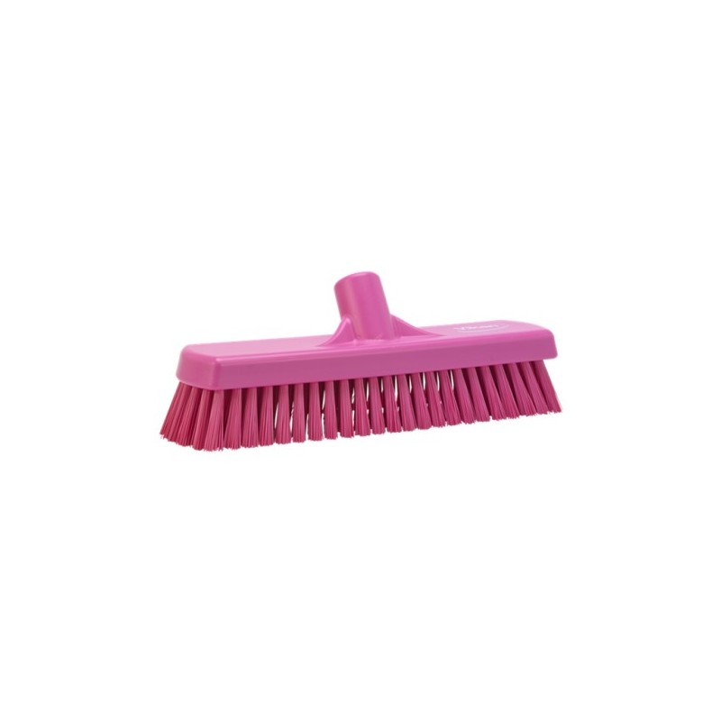 BROSSE DE LAVAGE MUR/SOL, 305 MM, DURE, ROSE