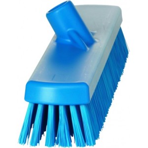 BROSSE DE LAVAGE MUR/SOL, 470 MM, DURE, BLEUE