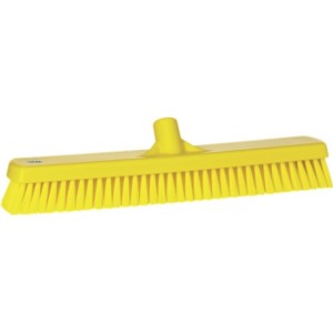 BROSSE DE LAVAGE MUR/SOL, 470 MM, DURE, JAUNE