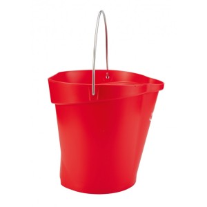 SEAU GRADUÉ, BEC VERSEUR, 12 L, ROUGE