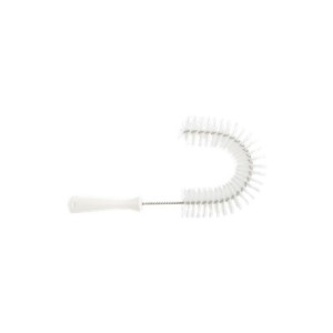 BROSSE EXTÉRIEURE POUR TUYAUX, Ø55 MM, 360 MM, MOYENNE, BLANCHE