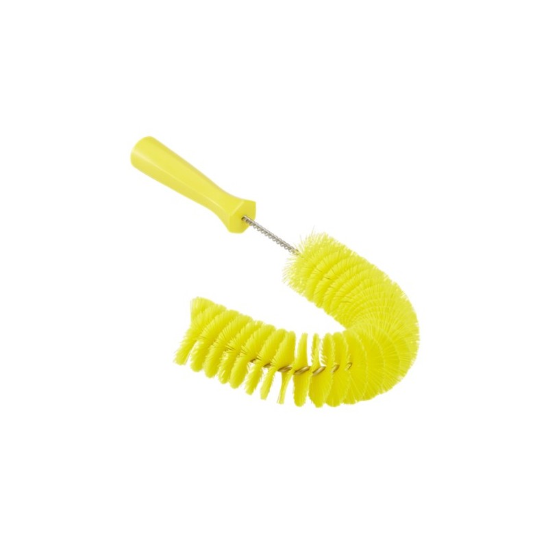 BROSSE EXTÉRIEURE POUR TUYAUX, Ø55 MM, 360 MM, MOYENNE, JAUNE