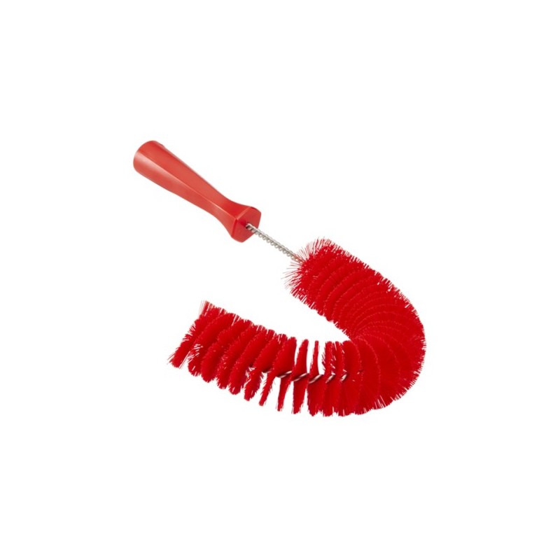 BROSSE EXTÉRIEURE POUR TUYAUX, Ø55 MM, 360 MM, MOYENNE, ROUGE