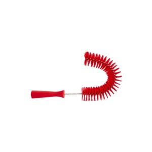 BROSSE EXTÉRIEURE POUR TUYAUX, Ø55 MM, 360 MM, MOYENNE, ROUGE