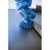 BROSSE RONDE SOLEIL, Ø110 MM, DUR, BLEU