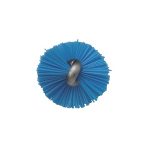 BROSSE TUBE F/MANCHE FLEXIBLE 53515 OU 53525, Ø12 MM, 200 MM, MEDIUM, BLEU