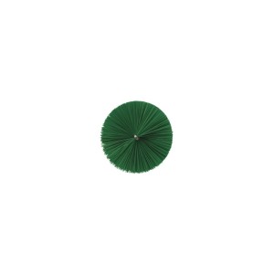 TUBE BRUSH F/FLEXIBLE HANDLE 53515 OR 53525, Ø60 MM, 200 MM, MEDIUM, GREEN