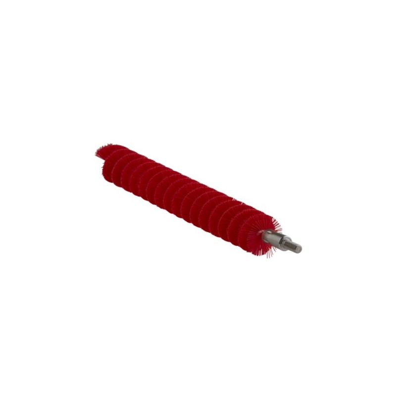 BROSSE TUBE F/MANCHE FLEXIBLE 53515 OU 53525, Ø20 MM, 200 MM, MEDIUM, ROUGE