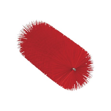 TUBE BRUSH F/FLEXIBLE HANDLE 53515 OR 53525, Ø60 MM, 200 MM, MEDIUM, RED