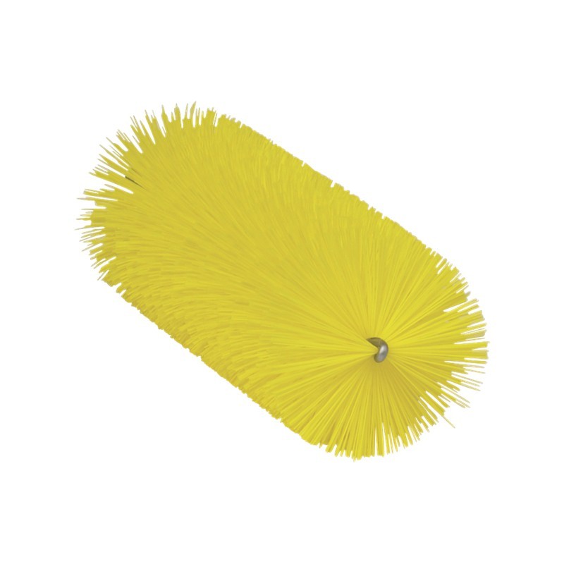 TUBE BRUSH F/FLEXIBLE HANDLE 53515 OR 53525, Ø60 MM, 200 MM, MEDIUM, YELLOW