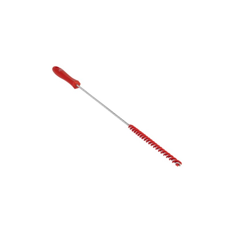 BROSSE TUBE, Ø10 MM, 500 MM, DUR, ROUGE