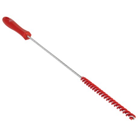 BROSSE TUBE, Ø10 MM, 500 MM, DUR, ROUGE