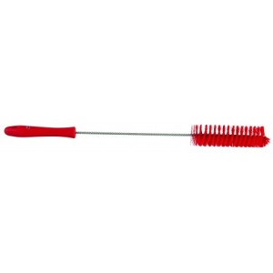 BROSSE TUBE, Ø40 MM, 500 MM, DUR, ROUGE