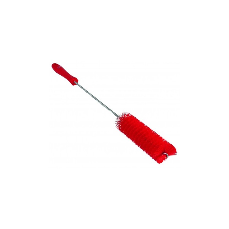 BROSSE TUBE, Ø40 MM, 500 MM, DUR, ROUGE