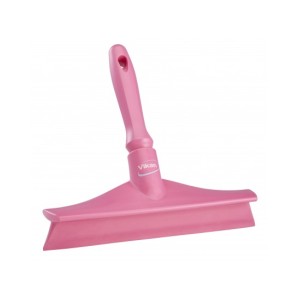 RACLETTE DE TABLE MONOLAME ULTRA-HYGIÈNIQUE AVEC MINI MANCHE, 245 MM, ROSE