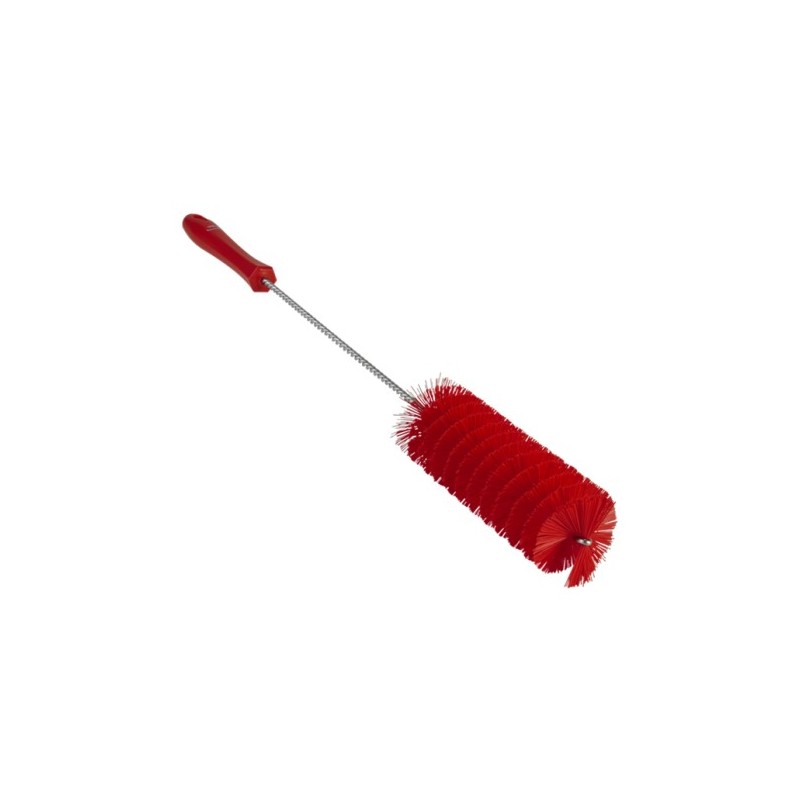 BROSSE TUBE, Ø50 MM, 500 MM, MOYENNE, ROUGE