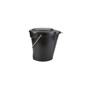 COUVERCLE P/SEAU 5686, 12 LITRES, NOIR