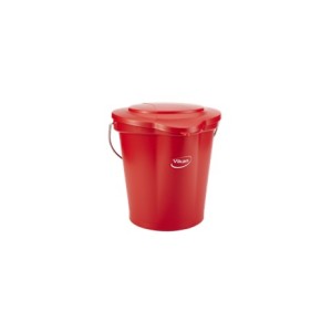 COUVERCLE P/SEAU 5686, 12 LITRES, ROUGE