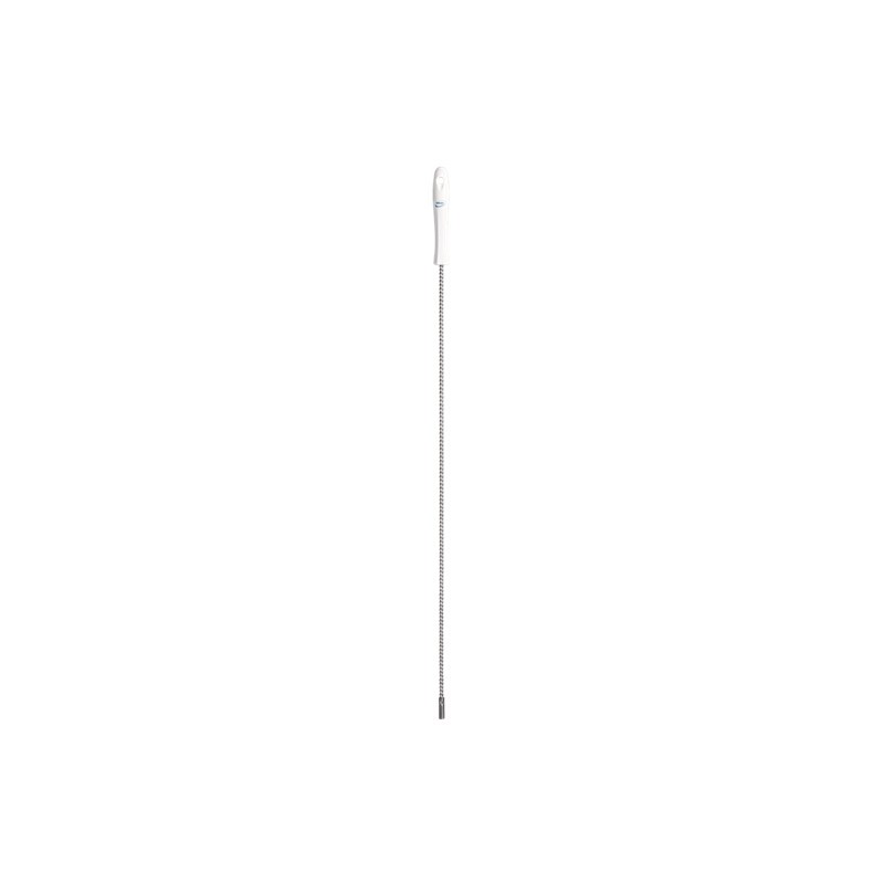 POIGNÉE FLEXIBLE, ACIER INOXYDABLE, Ø5 MM, 755 MM, BLANC