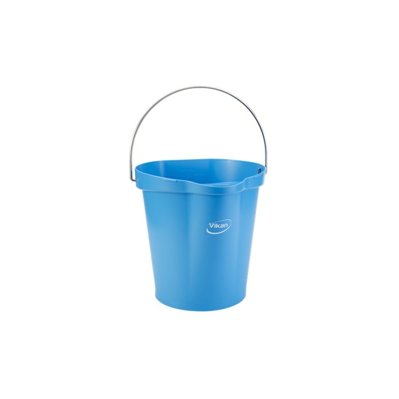 SEAU GRADUÉ, BEC VERSEUR, 12 L, BLEU