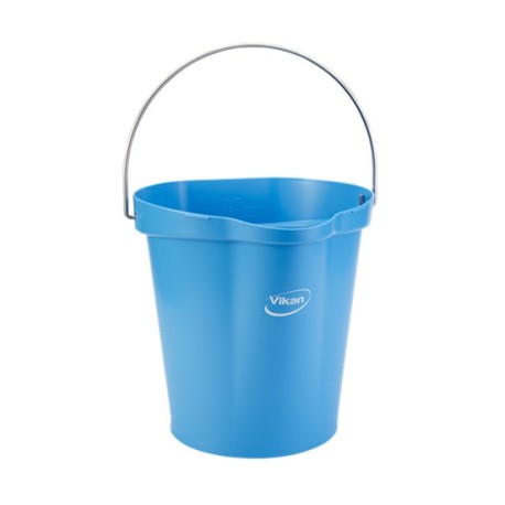 SEAU GRADUÉ, BEC VERSEUR, 12 L, BLEU