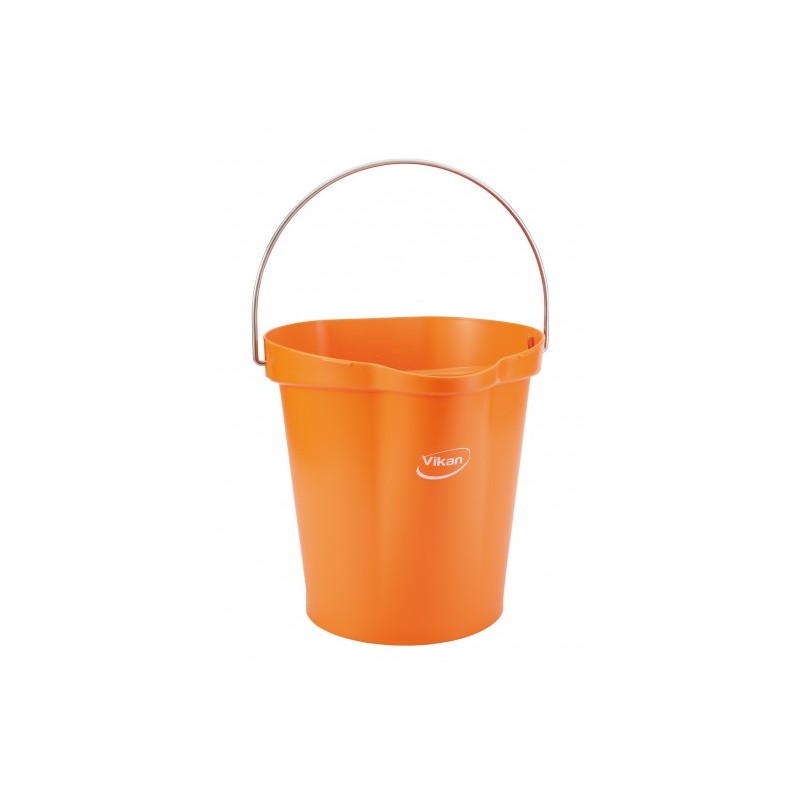 SEAU GRADUÉ, BEC VERSEUR, 12 L, ORANGE