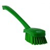 BROSSE À MAIN, MANCHE LONG, 415 MM, DUR, VERT