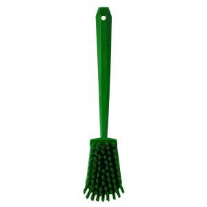 BROSSE À MAIN, MANCHE LONG, 415 MM, DUR, VERT