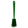 BROSSE À MAIN, MANCHE LONG, 415 MM, DUR, VERT